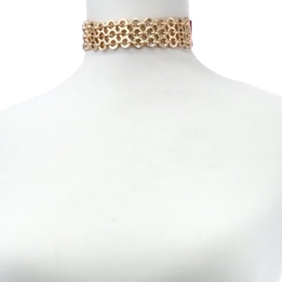 steve madden // suede chain link choker - Picture 3 of 5